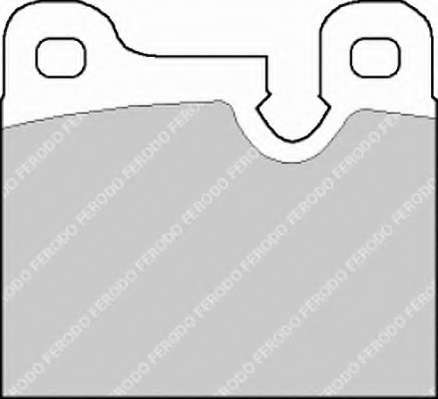 Комплект тормозных колодок, дисковый тормоз