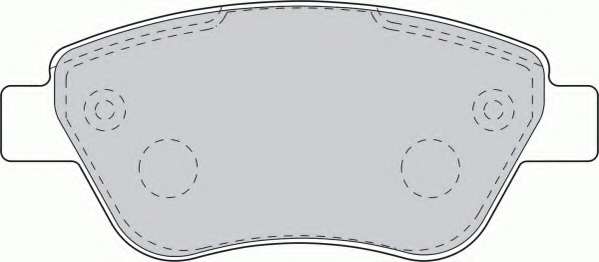 Комплект тормозных колодок, дисковый тормоз