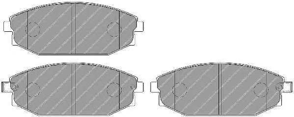 Комплект тормозных колодок, дисковый тормоз