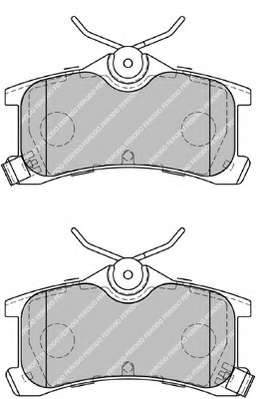 Комплект тормозных колодок, дисковый тормоз