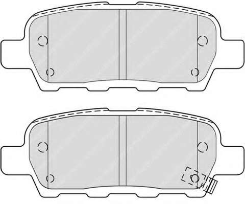 Комплект тормозных колодок, дисковый тормоз