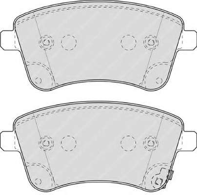 Комплект тормозных колодок, дисковый тормоз