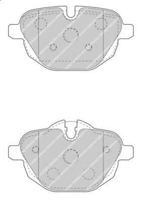Комплект тормозных колодок, дисковый тормоз