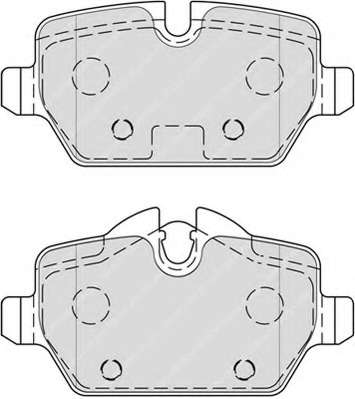 Комплект тормозных колодок, дисковый тормоз