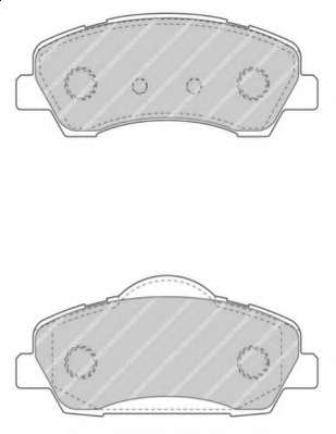 Комплект тормозных колодок, дисковый тормоз
