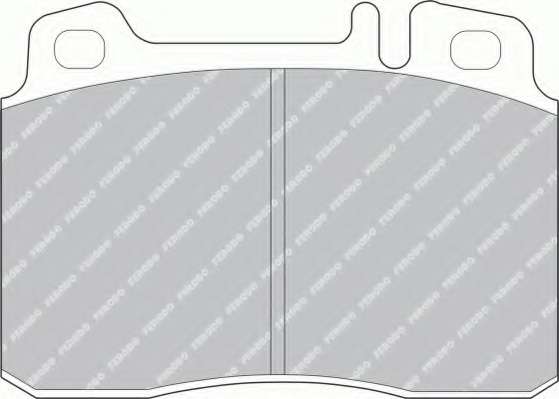 Комплект тормозных колодок, дисковый тормоз
