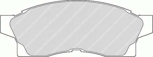 Комплект тормозных колодок, дисковый тормоз