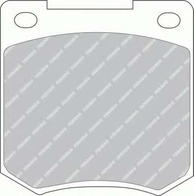 Комплект тормозных колодок, дисковый тормоз