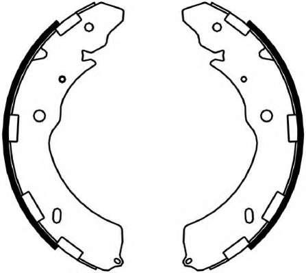 Комплект тормозных колодок