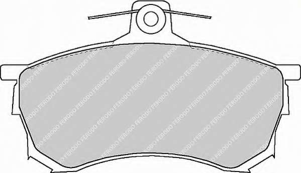 Комплект тормозных колодок, дисковый тормоз