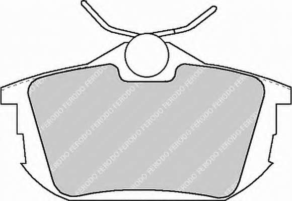 Комплект тормозных колодок, дисковый тормоз