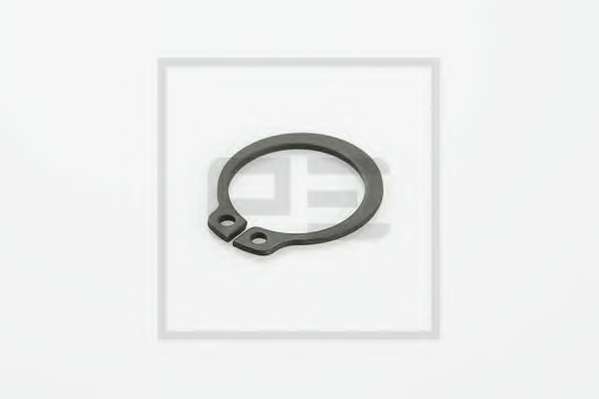 Упорное кольцо, палец ролика тормозных колодок; Упорное кольцо, шкворень поворотного кулака