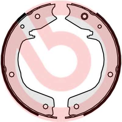 Комплект тормозных колодок, стояночная тормозная система