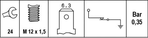 Датчик давления масла
