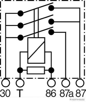 Реле, топливный насос