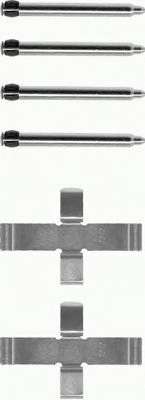 Комплектующие, колодки дискового тормоза