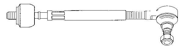 Осевой шарнир, рулевая тяга