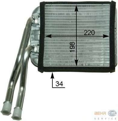 Теплообменник, отопление салона