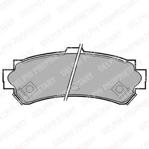 Комплект тормозных колодок, дисковый тормоз