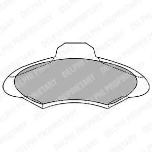 Комплект тормозных колодок, дисковый тормоз