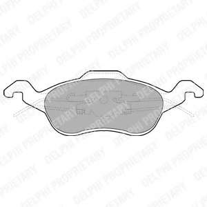 Комплект тормозных колодок, дисковый тормоз