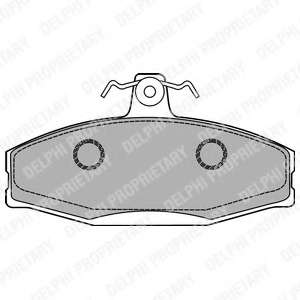 Комплект тормозных колодок, дисковый тормоз