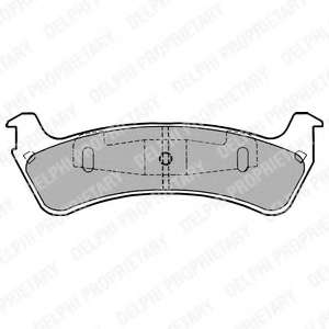 Комплект тормозных колодок, дисковый тормоз