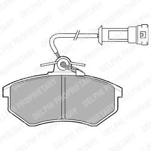 Комплект тормозных колодок, дисковый тормоз