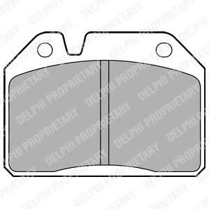 Комплект тормозных колодок, дисковый тормоз