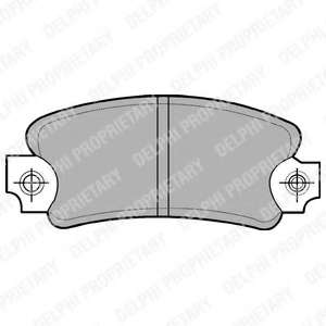 Комплект тормозных колодок, дисковый тормоз