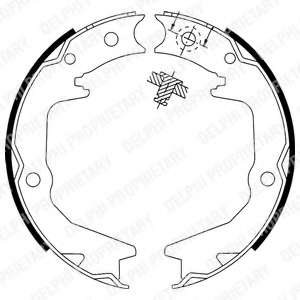 Комплект тормозных колодок, стояночная тормозная система