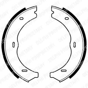 Комплект тормозных колодок, стояночная тормозная система