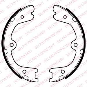 Комплект тормозных колодок, стояночная тормозная система