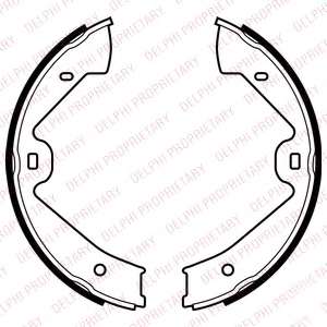Комплект тормозных колодок, стояночная тормозная система