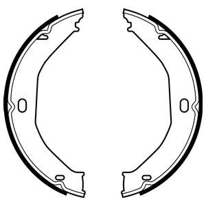 Комплект тормозных колодок, стояночная тормозная система