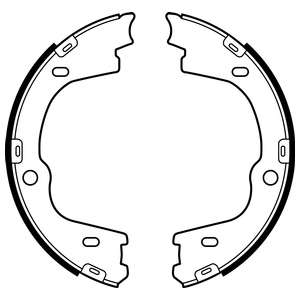 Комплект тормозных колодок, стояночная тормозная система