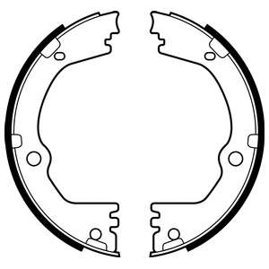 Комплект тормозных колодок, стояночная тормозная система