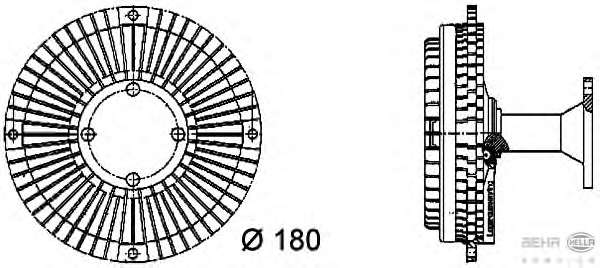 Сцепление, вентилятор радиатора