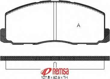 Комплект тормозных колодок, дисковый тормоз