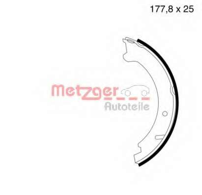 Комплект тормозных колодок, стояночная тормозная система