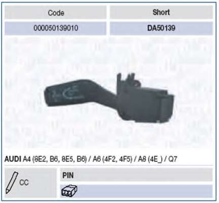 Przelacznik AUDI A4 1.6,1.8,1.9,2.0,2.4,2.5,3.0,S4,A6 2.0,2.4,2.7,3.0,3.