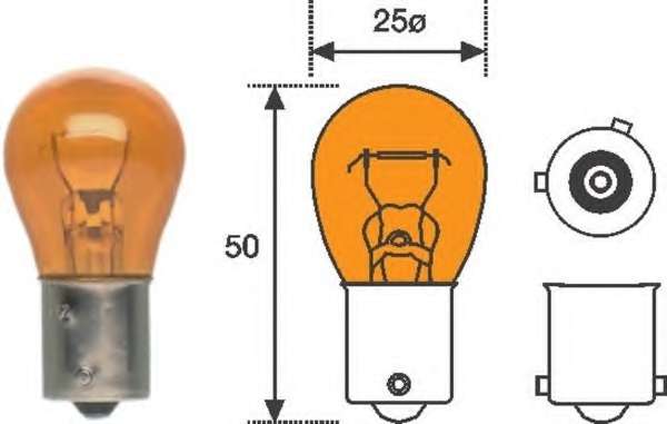 ZAROWKA  DO KIERUNKOWSKAZOW 21W, 12V SZT MAGNETI MARELLI