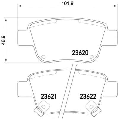 Гальмівні колодки, дискові
