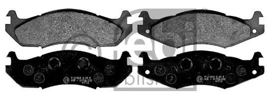 Комплект тормозных колодок, дисковый тормоз