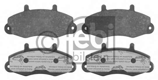 Комплект тормозных колодок, дисковый тормоз