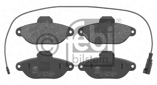 Комплект тормозных колодок, дисковый тормоз
