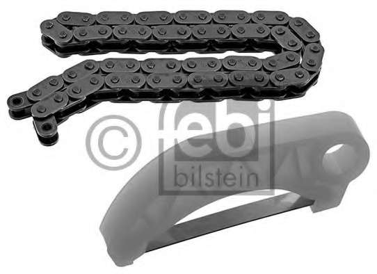 Планка успокоителя, цепь привода-масляной насос