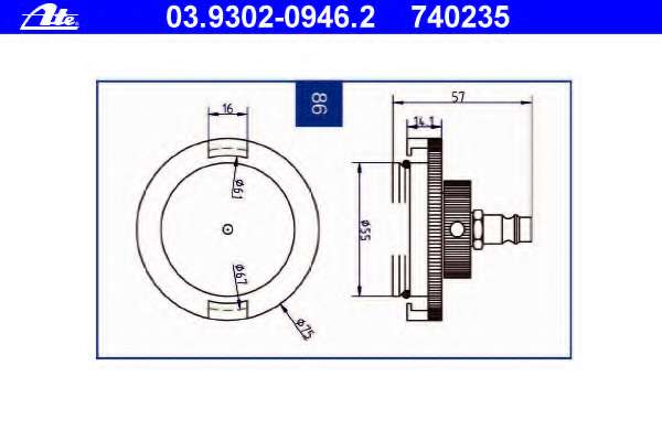 Штуцер для удаления воздуха