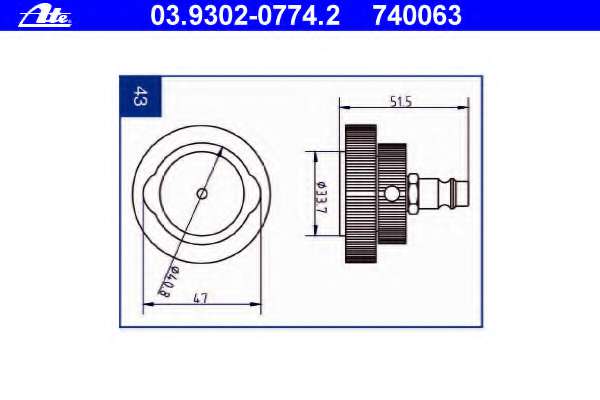 Штуцер для удаления воздуха