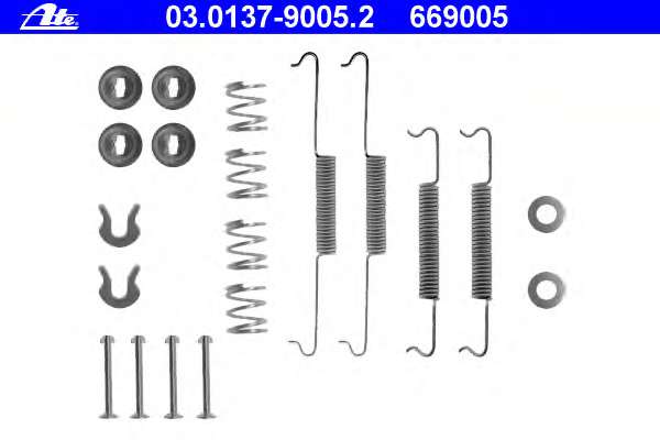 Комплектующие, тормозная колодка